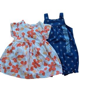 Carters 3 Piece Set Baby Girl 3-6 Month NWT